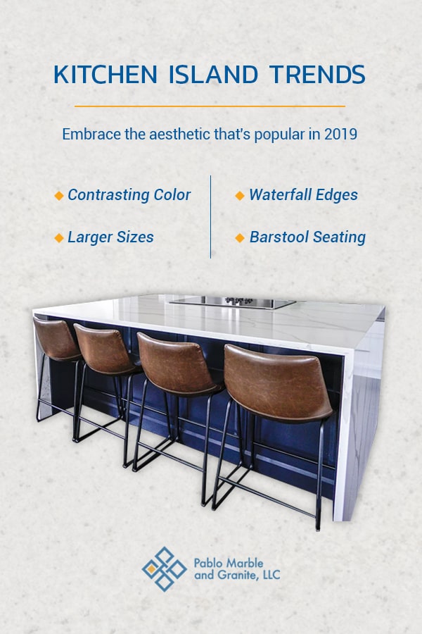 kitchen island trends popular in 2019