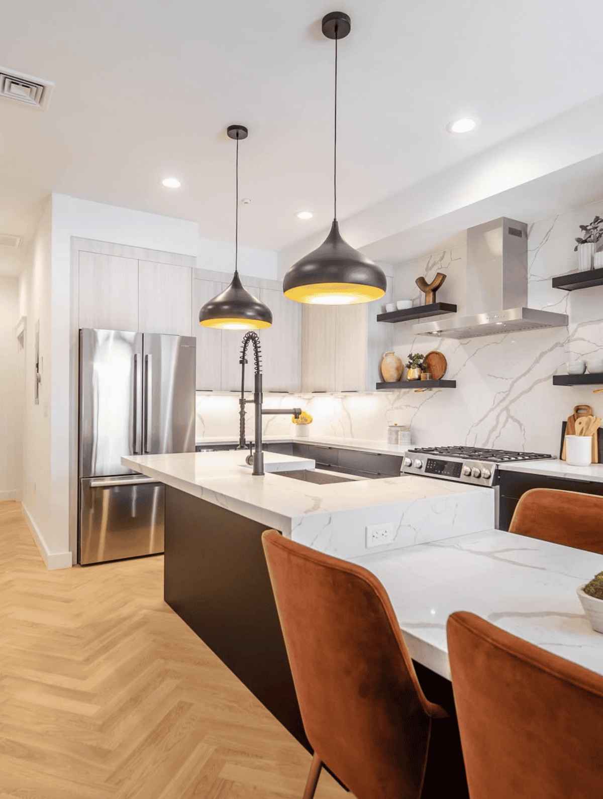 - 1 Quartz, granite, and marble kitchen countertops installation in Boston and surrounding suburbs by Pablo Marble and Granite, LLC
