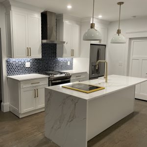 - 4 Waterfall Island Countertops - Pablo Marble and Granite, LLC