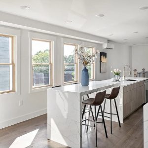 - 21 Waterfall Island Countertops - Pablo Marble and Granite, LLC