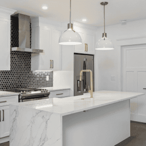 - 29 Waterfall Island Countertops - Pablo Marble and Granite, LLC