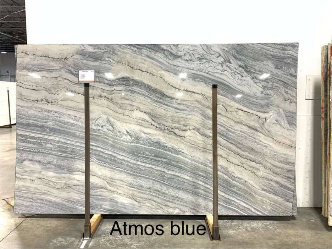 - 4 Atmos Blue granite slab - Pablo Marble and Granite Woburn MA