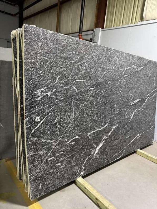 - 21 Marbled Grey Granite granite slab - Pablo Marble and Granite Woburn MA