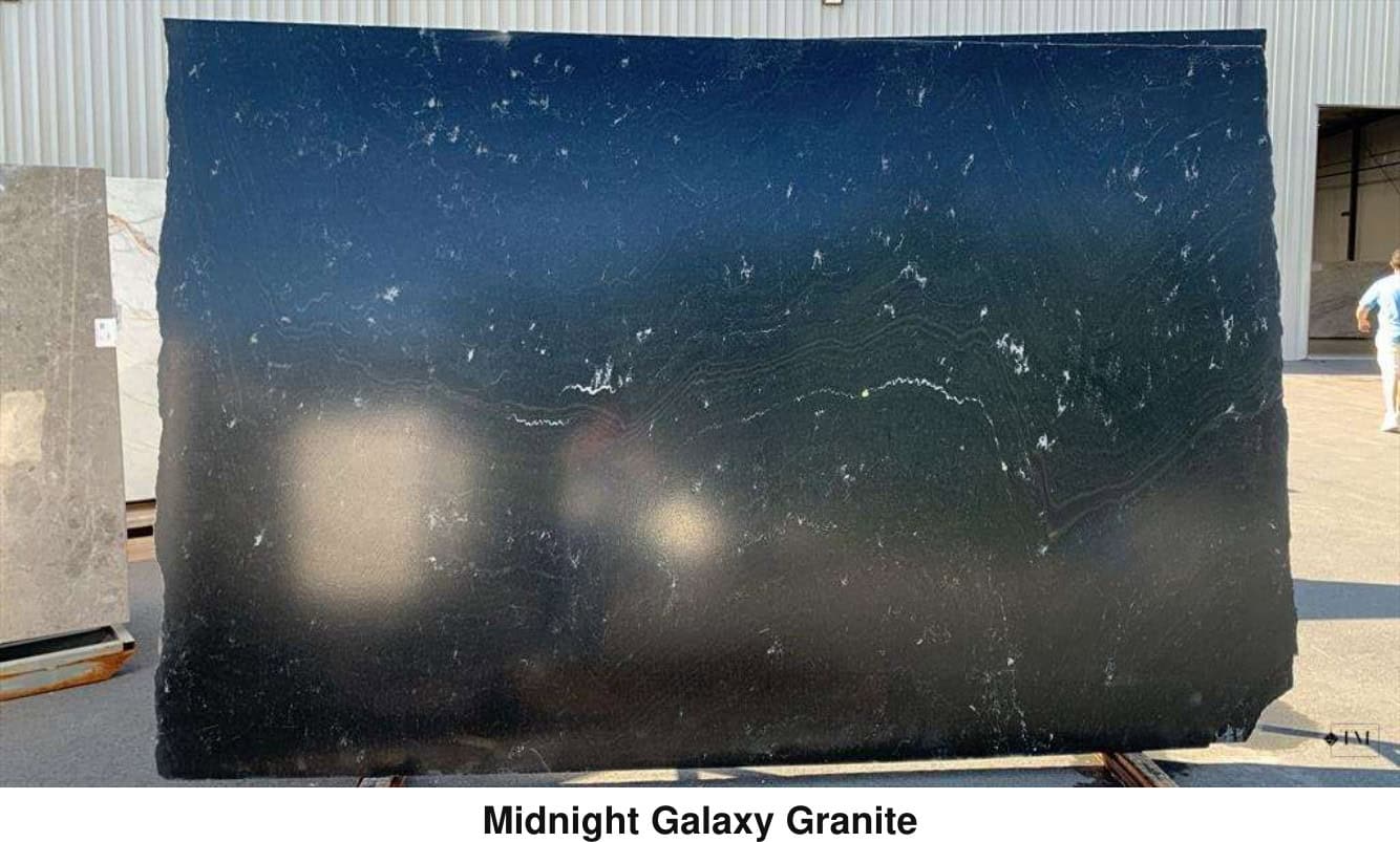 - 26 Midnight Galaxy Granite granite slab - Pablo Marble and Granite Woburn MA